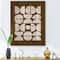 Designart - Abstract Composition of Minimal Half Moons - Modern Print on Natural Pine Wood